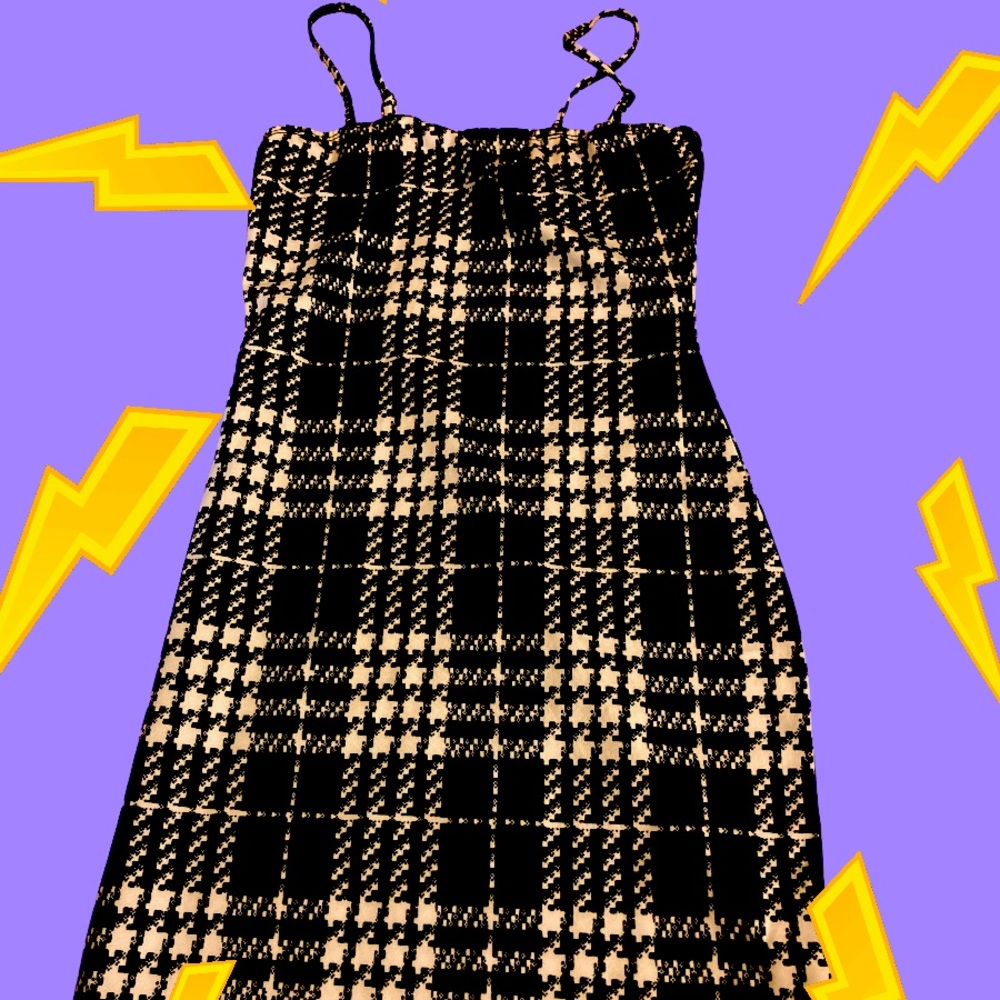 Shein Plaid/Gingham Cami Dress